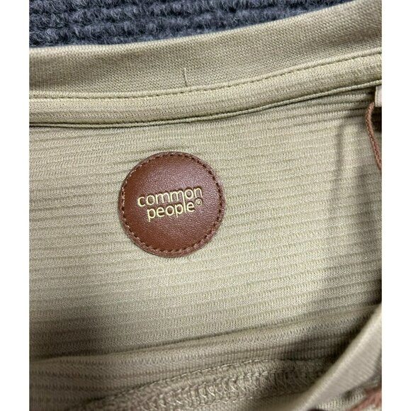 Common People Beige Ribbed Short-Sleeve Crew Neck Top - Picture 2 of 6